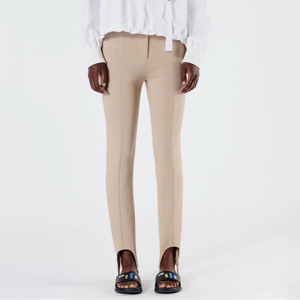 Tibi Beige Ankle Pants